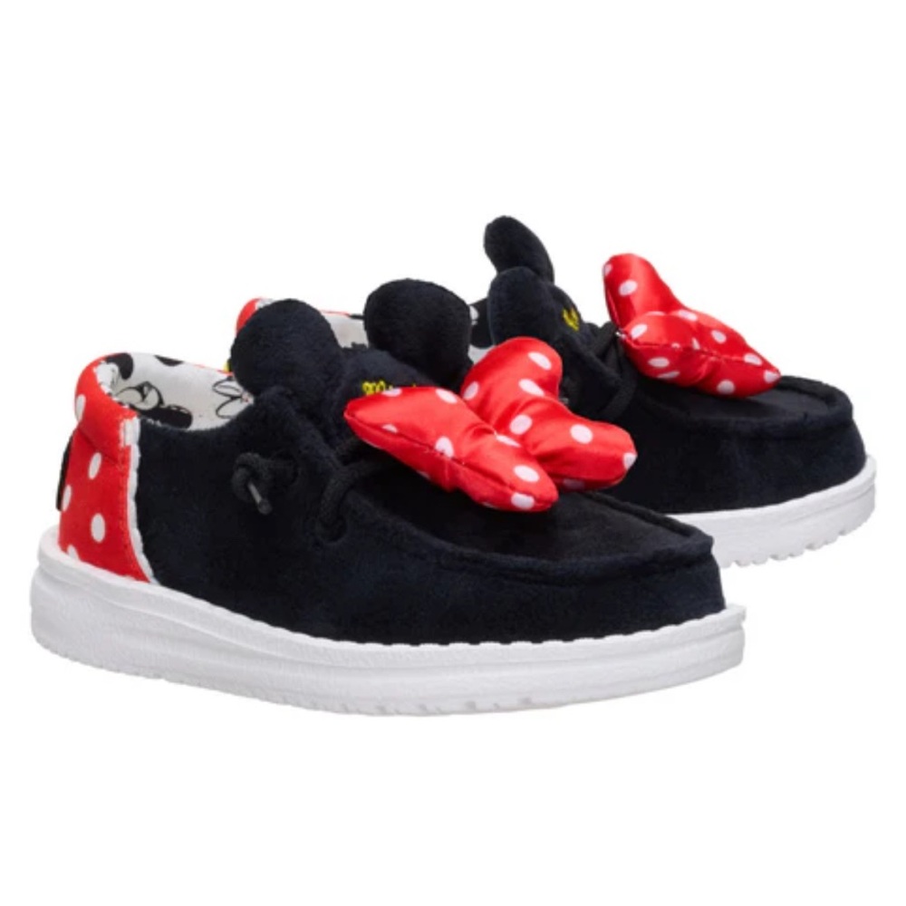 NEW Hey Dude Disney Minnie Mouse Toddler Little Kids Shoes Sz 10 C10